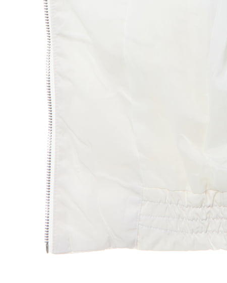 INGNI(イング) ショート丈ファーフード付ウエストベルトエコダウンコート オフホワイト