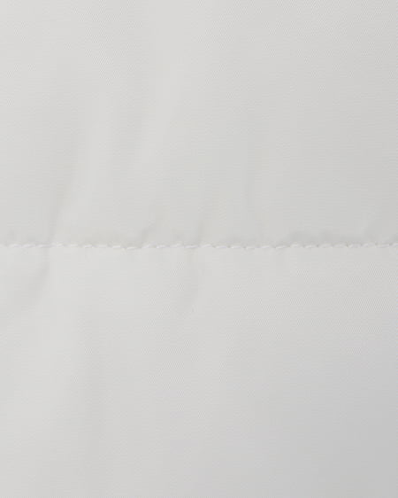 INGNI(イング) ショート丈ファーフード付ウエストベルトエコダウンコート オフホワイト