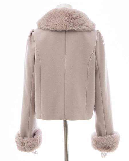 INGNI（イング） マルチWayビッグリボンショート丈コート ﾋﾟﾝｸ