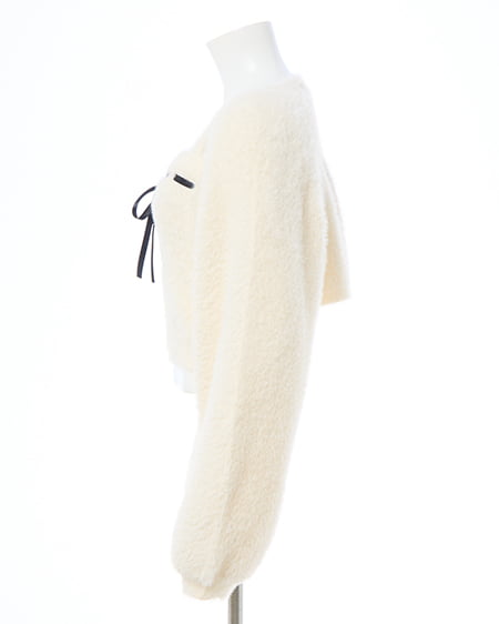 INGNI（イング） フェザーボレロニット＋ベアキャミセット ｵﾌﾎﾜｲﾄ