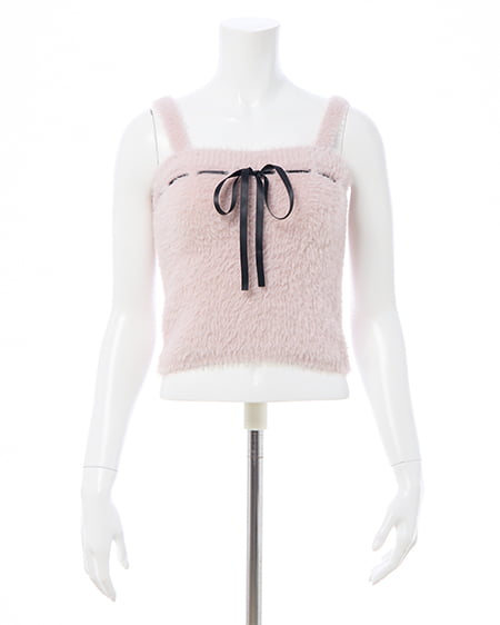 INGNI（イング） フェザーボレロニット＋ベアキャミセット ﾋﾟﾝｸ