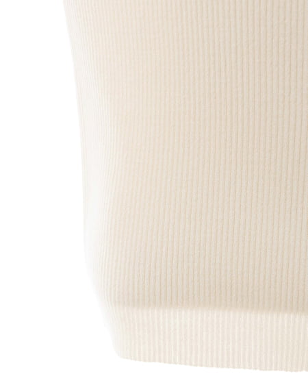 INGNI（イング） ボトルネック袖金ボタンニット ｵﾌﾎﾜｲﾄ