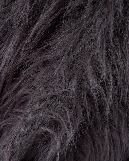 INGNI(イング) シャギーショート丈ニット チャコールグレー