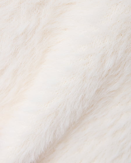 INGNI（イング） ビジュー付フェザーニット ｵﾌﾎﾜｲﾄ