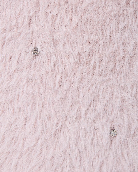 INGNI（イング） ビジュー付フェザーニット ﾋﾟﾝｸ