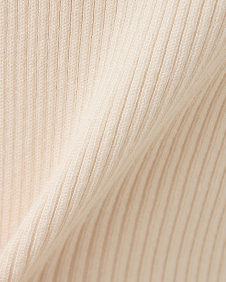 INGNI（イング） オフショルリボンビジューパーツリブニット ｵﾌﾎﾜｲﾄ