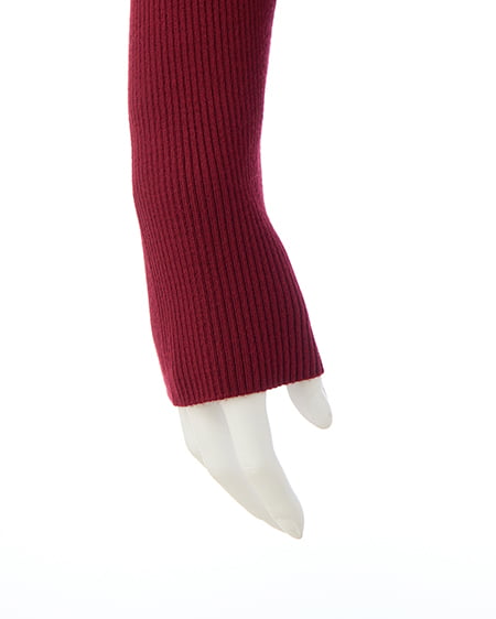 INGNI（イング） オフショルリボンビジューパーツリブニット ﾎﾞﾙﾄﾞｰ