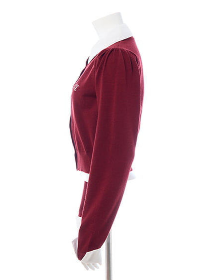 INGNI（イング） シャツレイヤード風長袖ニット ﾎﾞﾙﾄﾞｰ/ｵﾌﾎﾜｲﾄ