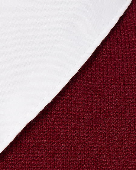 INGNI（イング） シャツレイヤード風長袖ニット ﾎﾞﾙﾄﾞｰ/ｵﾌﾎﾜｲﾄ