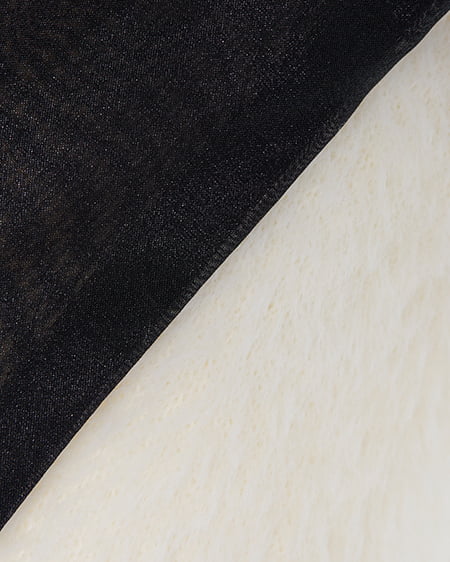 INGNI（イング） 肩リボンワンショルフェザーニット ｵﾌﾎﾜｲﾄ/ｸﾛ