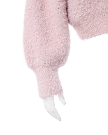 INGNI（イング） 肩リボンワンショルフェザーニット ﾋﾟﾝｸ/ﾋﾟﾝｸ