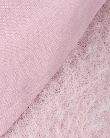 INGNI（イング） 肩リボンワンショルフェザーニット ﾋﾟﾝｸ/ﾋﾟﾝｸ