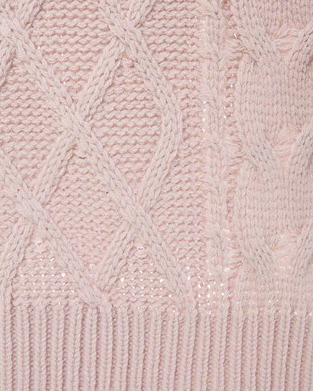 INGNI(イング) 2Wayケーブルルーズチュニックニット ピンク