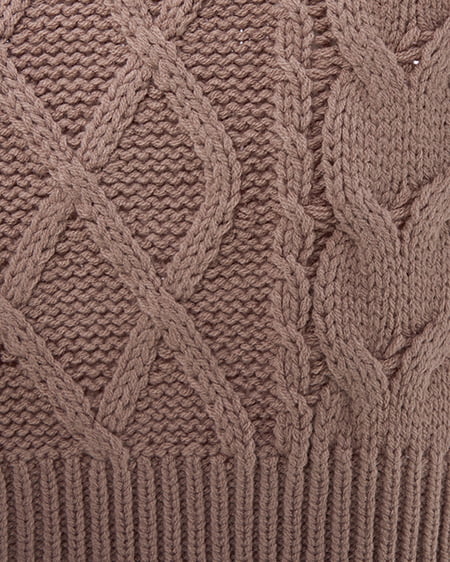 INGNI（イング） 2Wayケーブルルーズチュニックニット ﾓｶﾍﾞｰｼﾞｭ