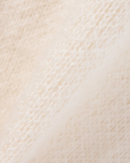 INGNI（イング） バックベロアリボンシャギーチュニックニット ｱｲﾎﾞﾘｰ