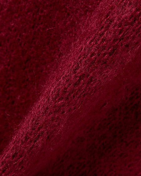 INGNI（イング） バックベロアリボンシャギーチュニックニット ﾎﾞﾙﾄﾞｰ