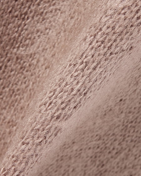 INGNI（イング） バックベロアリボンシャギーチュニックニット ﾓｶ