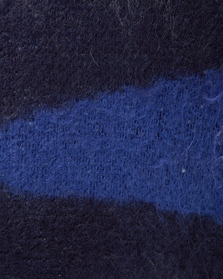 INGNI（イング） マーブル柄シャギーニット ｺﾝ/ﾌﾞﾙｰ