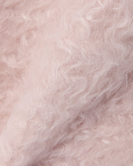 INGNI(イング) 2Wayショート丈シャギーニット ピンク