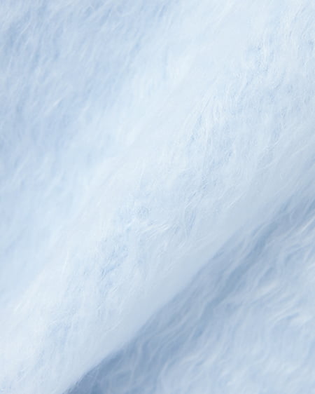 INGNI(イング) 2Wayショート丈シャギーニット サックス