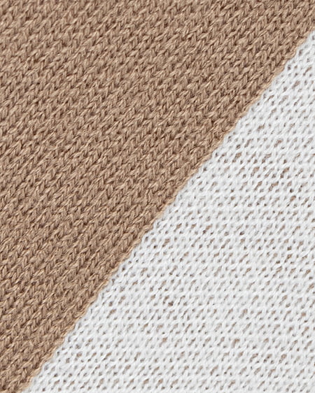 INGNI(イング) バックビッグロゴチュニックニット ベージュ/オフホワイト