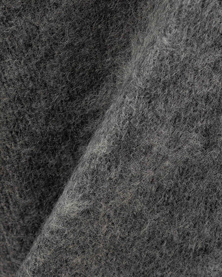 INGNI（イング） 肩リボンワンショルシャギーチュニックニット ﾁｬｺｰﾙｸﾞﾚｰ/ｸﾛ