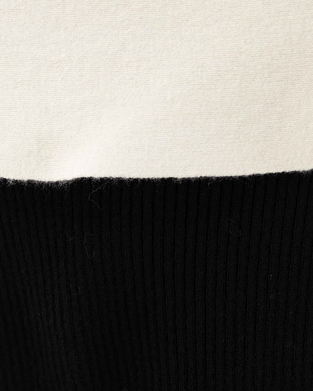 INGNI（イング） ビジュー2Wayオフショルニット ｸﾛ/ｵﾌﾎﾜｲﾄ