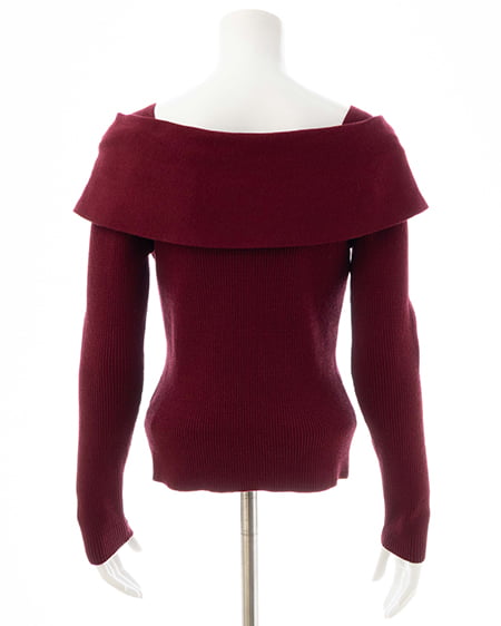 INGNI（イング） ビジュー2Wayオフショルニット ﾎﾞﾙﾄﾞｰ