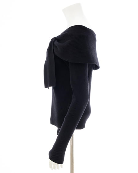 INGNI（イング） 2wayオフショルニット ｸﾛ