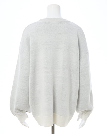 INGNI（イング） 3段ビッグロゴニット ｵﾌﾎﾜｲﾄ/ｸﾛ