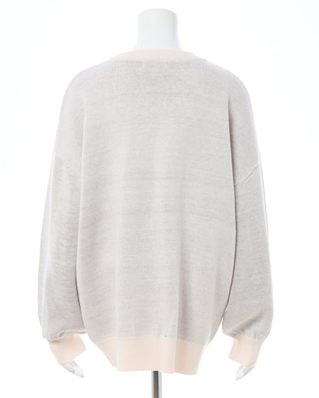 INGNI（イング） 3段ビッグロゴニット ｵﾌﾎﾜｲﾄ/ﾎﾞﾙﾄﾞｰ