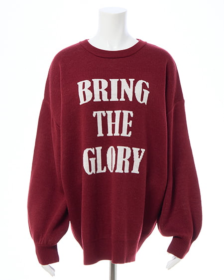 INGNI（イング） 3段ビッグロゴニット ﾎﾞﾙﾄﾞｰ/ｵﾌﾎﾜｲﾄ