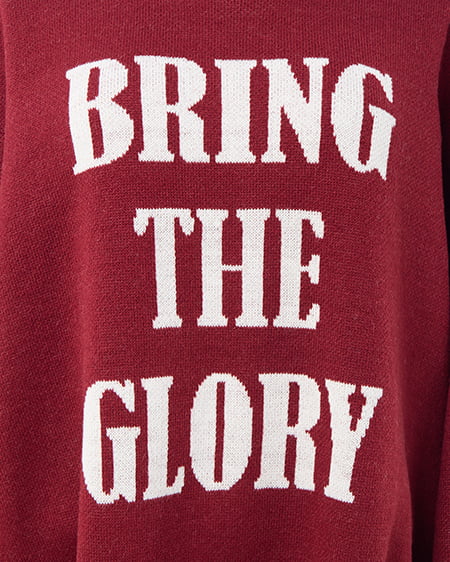 INGNI（イング） 3段ビッグロゴニット ﾎﾞﾙﾄﾞｰ/ｵﾌﾎﾜｲﾄ