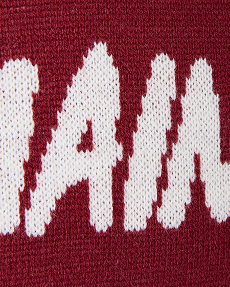 INGNI（イング） ショート丈3段ロゴニット ﾎﾞﾙﾄﾞｰ/ｵﾌﾎﾜｲﾄ