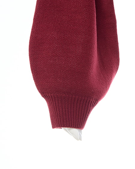 INGNI（イング） ショート丈3段ロゴニット ﾎﾞﾙﾄﾞｰ/ｵﾌﾎﾜｲﾄ