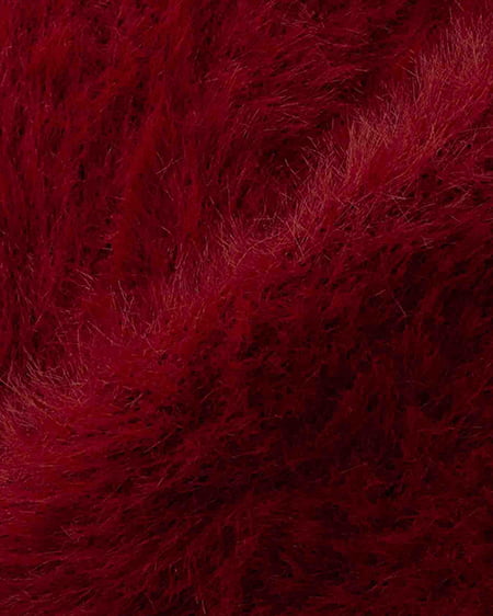 INGNI（イング） バックベロアリボンフェザーニット ﾎﾞﾙﾄﾞｰ/ｸﾛ