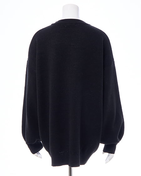 INGNI（イング） クロスロゴジャガードニット ｸﾛ/ｵﾌﾎﾜｲﾄ