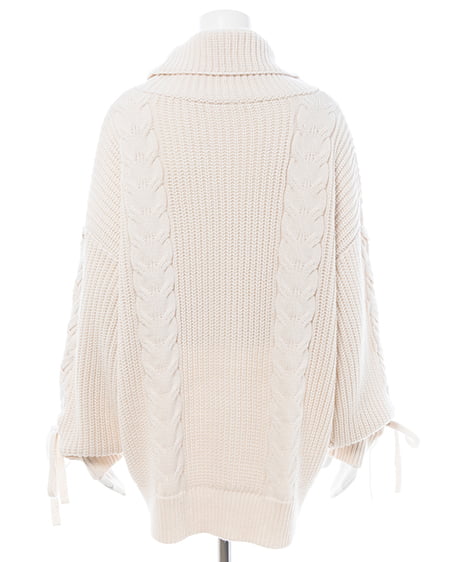 INGNI（イング） タートルネックルーズチュニックニット ｱｲﾎﾞﾘｰ