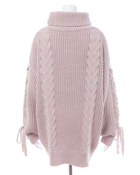 INGNI（イング） タートルネックルーズチュニックニット ﾋﾟﾝｸ