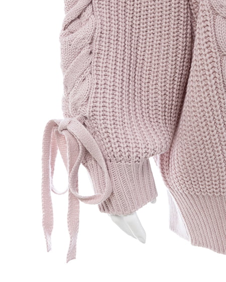 INGNI（イング） タートルネックルーズチュニックニット ﾋﾟﾝｸ