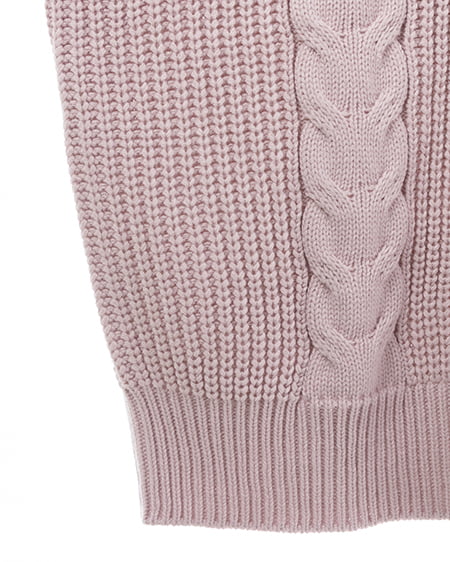 INGNI（イング） タートルネックルーズチュニックニット ﾋﾟﾝｸ