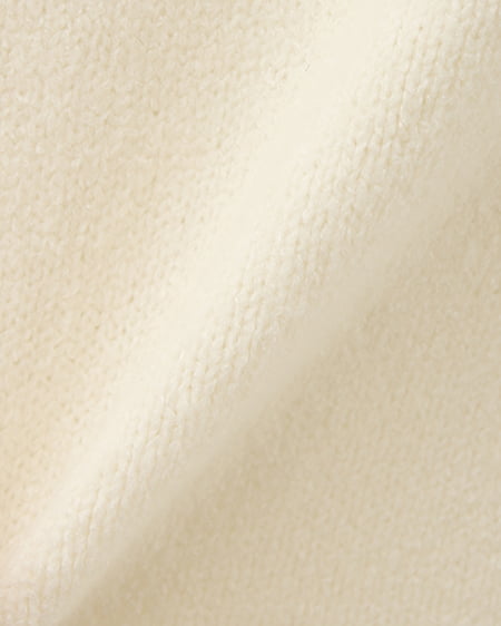 INGNI（イング） リボン×ビジューもちもちニット ｵﾌﾎﾜｲﾄ