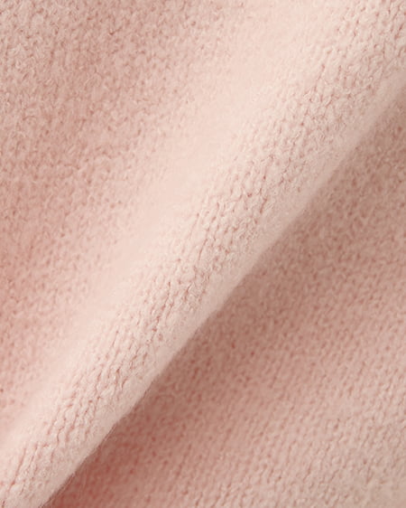 INGNI（イング） リボン×ビジューもちもちニット ﾋﾟﾝｸ