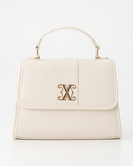 INGNI（イング） エンブレム付ショルダーバッグ ｵﾌﾎﾜｲﾄ