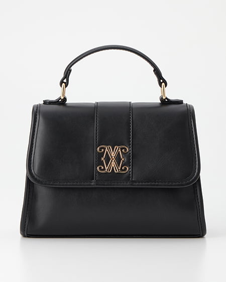 INGNI（イング） エンブレム付ショルダーバッグ ｸﾛ