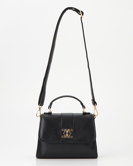 INGNI（イング） エンブレム付ショルダーバッグ ｸﾛ