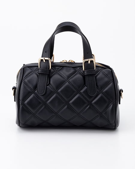 INGNI（イング） ビジューキルティングボストンバッグ ｸﾛ