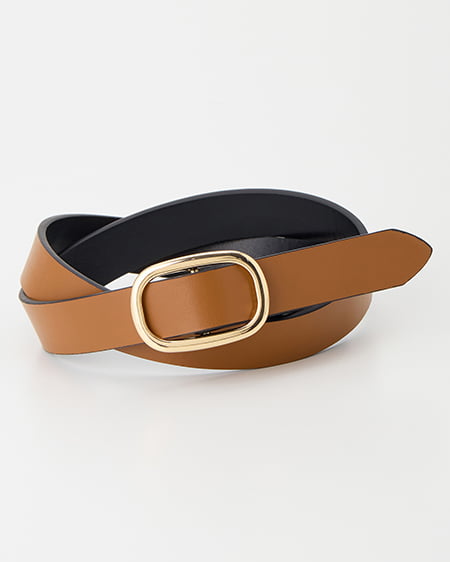 INGNI（イング） リバーシブルベルト ｸﾛ/ｷｬﾒﾙ