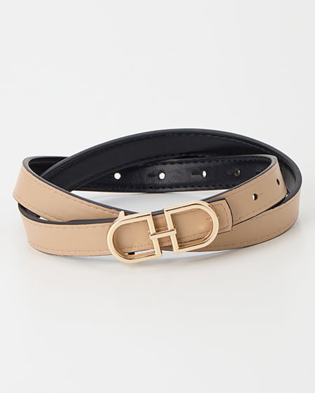 INGNI(イング) トップ式リバーシブルベルト クロ