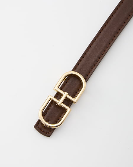 INGNI(イング) トップ式リバーシブルベルト ブラウン